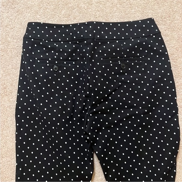 Loft Polka Dot Print Marisa Skinny Pants Size 2 - Picture 5 of 5